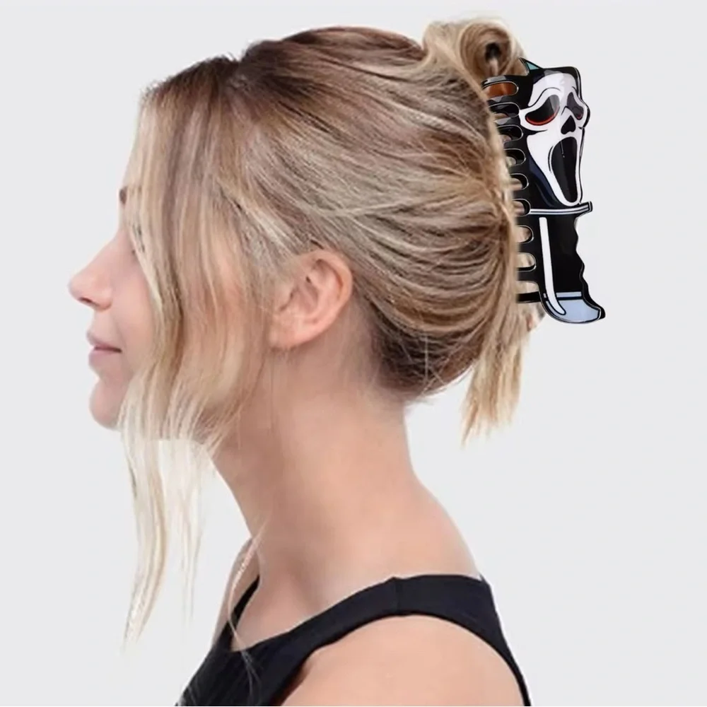 Scream Halloween Hair Clip/ claw